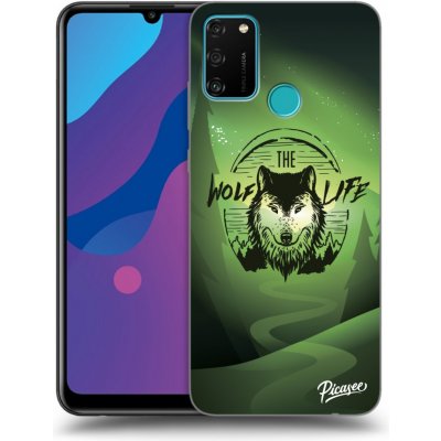 Pouzdro Picasee silikonové Honor 9A - Wolf life čiré – Zboží Mobilmania