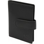 Nivasaža N160 černé kožené pouzdro na karty s velkou kapacitou – Sleviste.cz