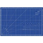 STRIMA Řezací podložka na látky, patchwork TEXI BLUE S, samosvorná, modrá, 45x30cm, vel. S , tloušťka 3mm – Sleviste.cz