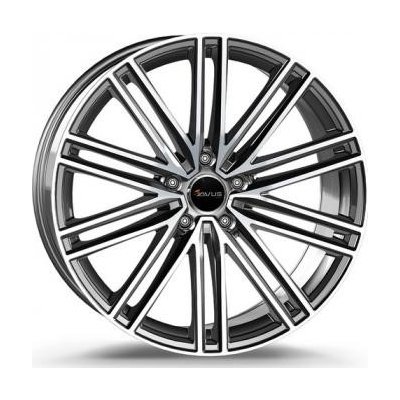 Avus Racing AC-M08 11,5x21 5x130 ET69 anthracite polished