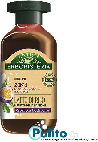 Antica Erboristeria 2-In-1 Latte di Riso Frutto della Passione šampon a balzám 225 ml