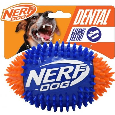 Nerf Dog pískací fotbalový míč se spikemi 15 cm – Hledejceny.cz