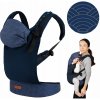 Nosítko na dítě MoMi Collet modrá ergonomický modrý