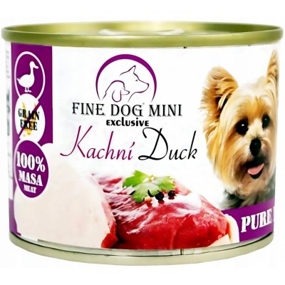 Fine Dog 100% Kachní 1200 g – Zboží Mobilmania