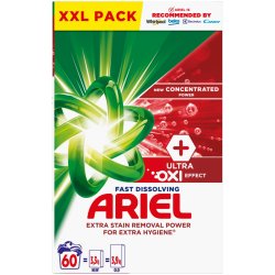 Ariel + prací prášek Oxi 3,3 kg 60 PD