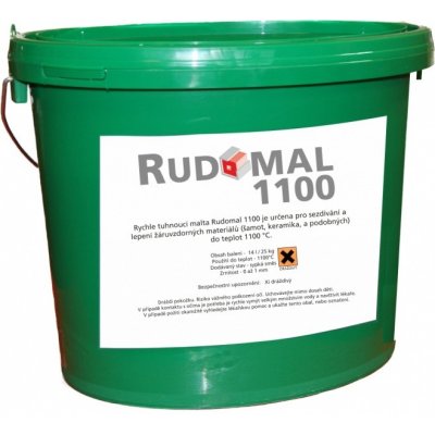 hafťák - Kamnářská malta lepidlo Rudomal 1100 - 25kg - kbelík – Zboží Mobilmania