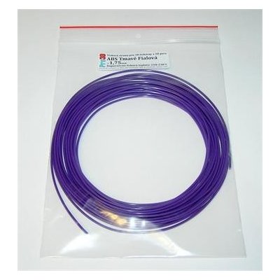 Pro3D ABS, 1,75mm, tmavě fialová - METRÁŽ - cena za 1m ABS purple – Zboží Živě