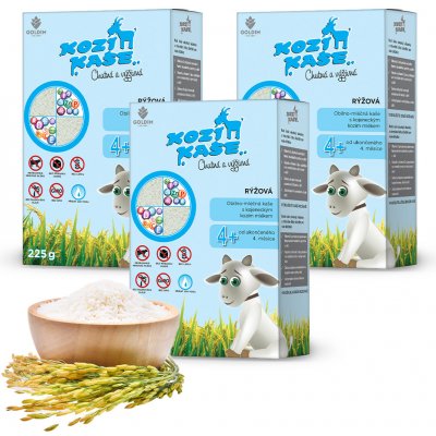 Goldim kozí RÝŽOVÁ MULTIPACK 3 x 225 g – Zboží Dáma