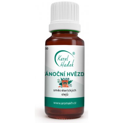 Karel Hadek VÁNOČNÍ HVĚZDA směs esenciálních olejů 20 ml – Hledejceny.cz