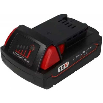 TopTechnology Milwaukee M18 2000mAh 18V Li-Ion - neoriginální – Zboží Dáma
