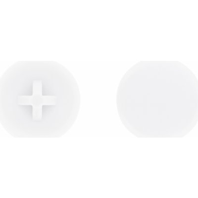 Plastová krytka na šrouby/vruty TX25 bílá pr. 15 mm, 30 ks – Hledejceny.cz