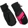 Blizzard mitten junior ski gloves black pink