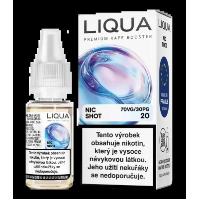 Liqua Nic Shot Booster PG70/VG30 10 ml 20 mg – Zboží Mobilmania