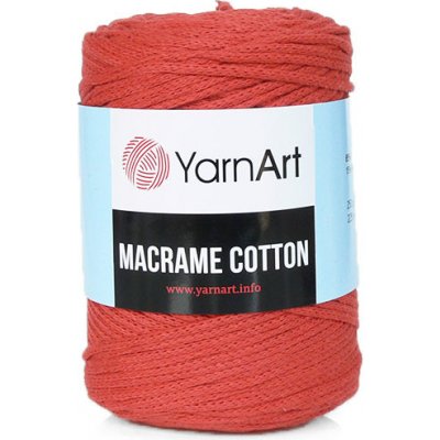 YarnArt Příze Macrame Cotton 785 - červená cihlová (šarže 1103) – Zbozi.Blesk.cz
