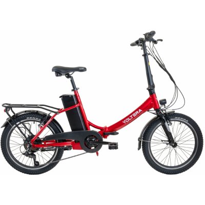 Voltera Flex (červená) 2025 - skládací Průměr kol: 20", Výška rámu: 40cm, Velikost rámu: UNI – Zboží Dáma