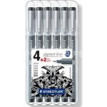 Staedtler 308 černý 6 ks – Zboží Mobilmania