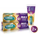 Péče o umělý chrup Corega Max upevnění + utěsnění 2 x 40 g