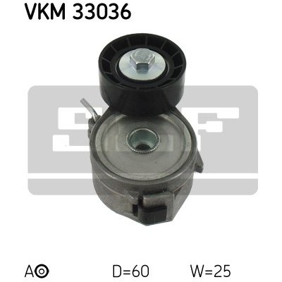 Napínací kladka žebrovaného klínového řemene SKF VKM 33036 (VKM33036)