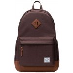 Herschel Heritage New Chocolate Brown Crosshatch Tan 24 l – Zboží Dáma