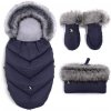 Fusak COTTONMOOSE Set zimní rukavice a rukávník Moose Yukon Blue