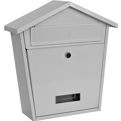 Poštovní schránka MODERN B, bílá, poštovní, 365x365x133 mm – Zboží Mobilmania