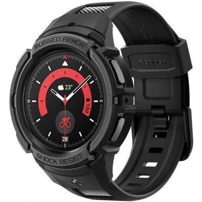 SPIGEN Rugged Armor Pro Galaxy Watch5 Pro 45mm Black ACS05301 – Zboží Živě