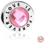 Prosperk Korálek stříbrný na náramek love is forever S2135 – Zboží Dáma