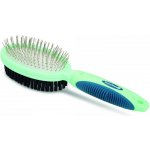 Beeztees Oboustranný kartáč se štětinami a nerezovými hroty 25 cm – Zboží Dáma