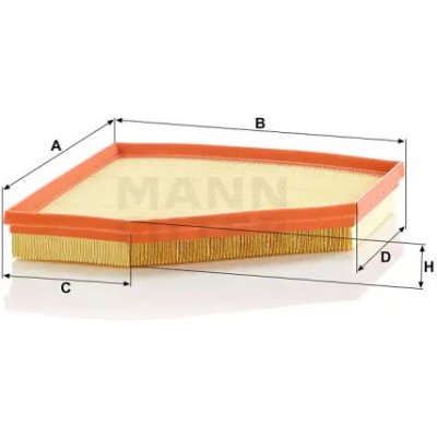 MANN FILTER Vzduchový filtr C 27 045 – Hledejceny.cz