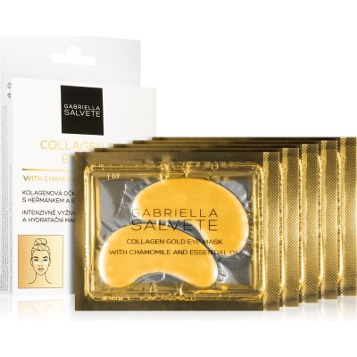 Gabriella Salvete Collagen Gold Eye Mask s heřmánkem a esenciálními oleji 5 párů – Zbozi.Blesk.cz