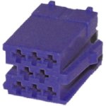 Konektor MINI ISO 8-pin bez kabelů - modrý – Sleviste.cz