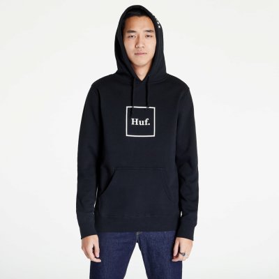 HUF BOX LOGO PO HOODIE Black