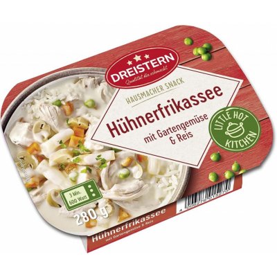 Dreistern kuřecí frikasé s jemnou zeleninou a rýží 280 g – Zboží Dáma