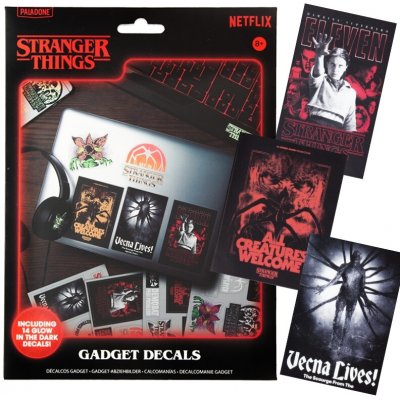 Epee Samolepky Stranger Things - Decals Glow in Dark – Zboží Živě
