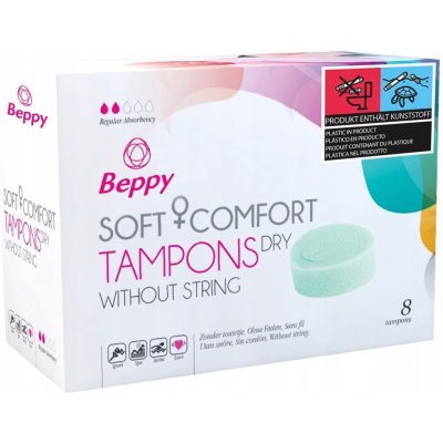 Beppy Tampony bez provázku Dry Tampons BP002A 8 ks – Sleviste.cz