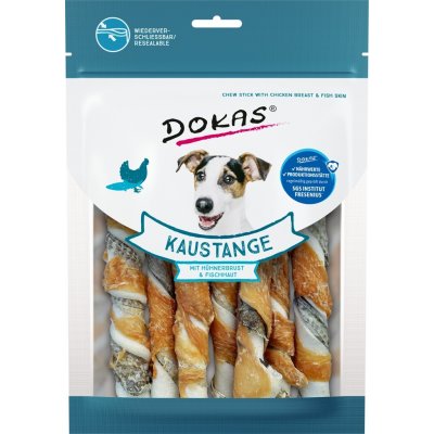 Dokas Tyčinky z Hovězí a rybí kůže s kuřecím filetem 170 g – Hledejceny.cz