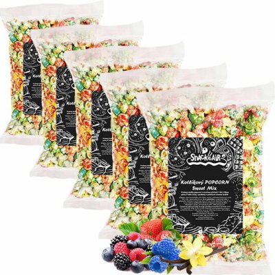 SnackStore.cz Popcorn slaný máslový párty balík 5 x 1 l – Zboží Dáma