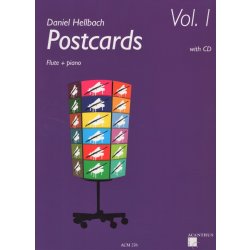 Hellbach Postcards 1 + CD příčná flétna a klavír