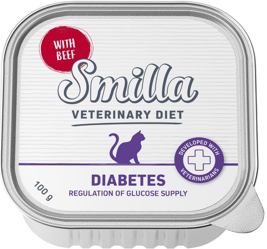 Smilla Veterinary Diet Diabetes 8 x 100 g