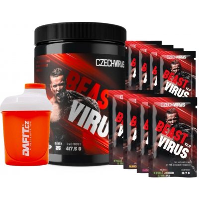 AKCE Czech Virus Beast Virus V2.0 417,5 g + ZDARMA Šejkr + 8x vzorek – Sleviste.cz