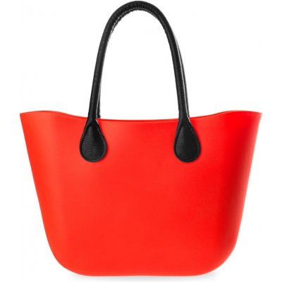 Silikonová stylový shopper bag jelly bag červená od 559 Kč - Heureka.cz