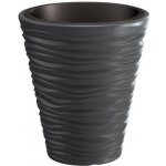 Prosperplast Květináč s vložkou Sand Slim (Š 35 x V 62 x H 35 cm antracitová) – Zboží Mobilmania