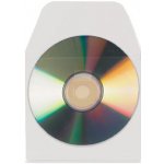 3L OFFICE samolepicí kapsa na CD/DVD, 127 x 127 mm, s chlopní, transparentní [10 ks] – Zboží Živě