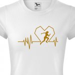 Sportovní tričko Tlukot srdce běžkyně dámské – Zboží Dáma