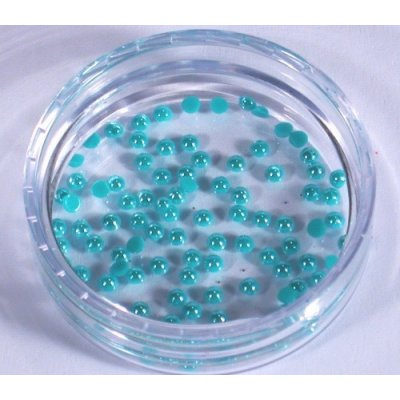 USA Kamínky perly na nehty zelenkavá 100 ks – Zboží Mobilmania