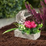 Die moderne Hausfrau Dekorace na hrob s andělem š 15 × v 17 cm – Hledejceny.cz