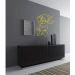 WALLVINIL Samolepky na zeď - Andělíček Barva: Černá, rozměry 42x55 cm – Hledejceny.cz