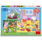 Dino PEPPA PIG na prázdniny 3 x 55 dílků – Hledejceny.cz
