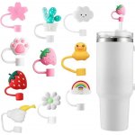 Harewu 10 kusů brčkových víček na Stanley Cup - brčková víčka kompatibilní s hrnky Stanley 76 a 1,2 – Zboží Dáma