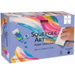 Kreul Squeegee Art barvy pro děti 7 x 20 ml se stěrkou – Zboží Dáma